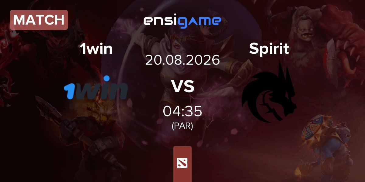 Partida 1w Team 1win vs Team Spirit Spirit | 20.08