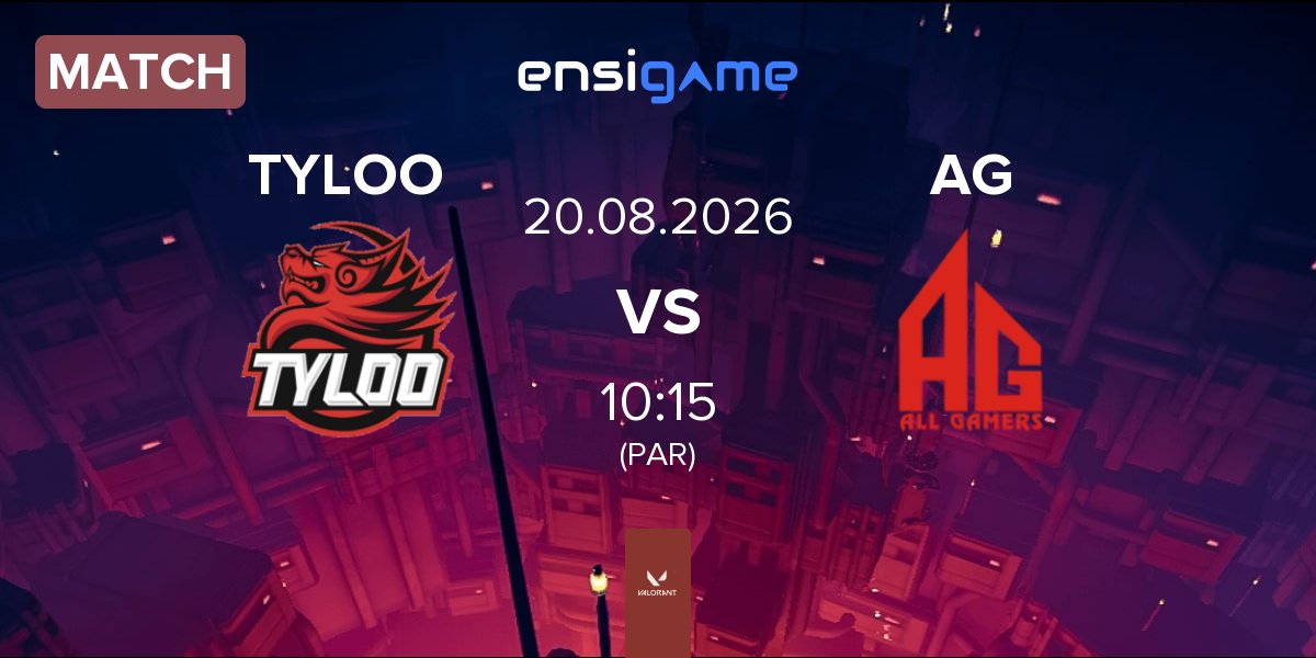 Partida TYLOO vs ALL GAMERS AG | 20.08