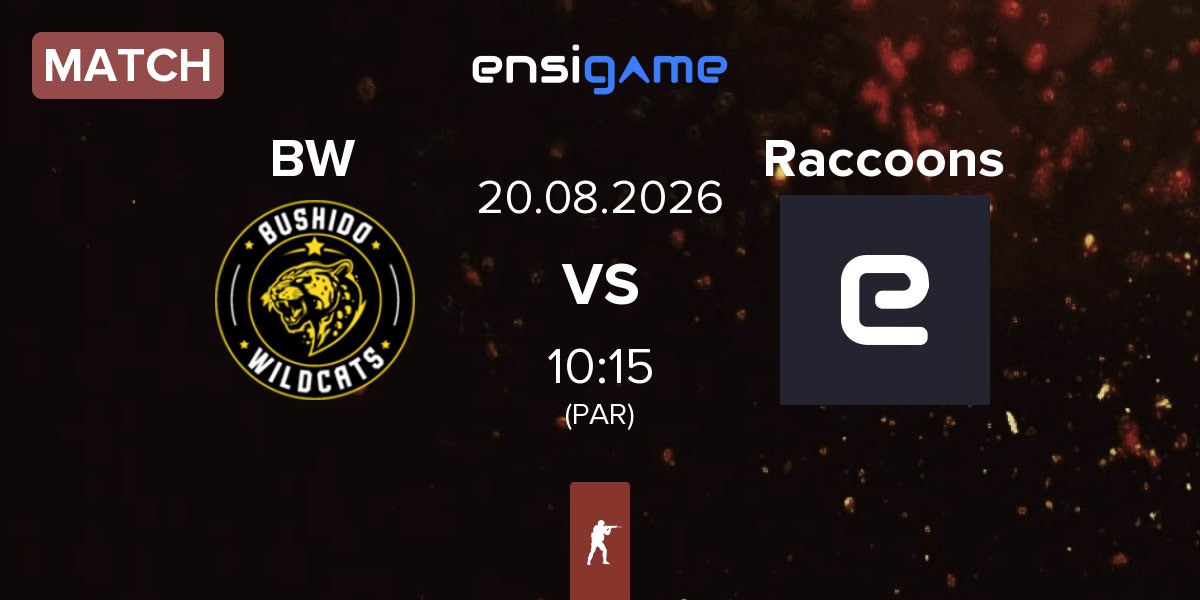 Match Bushido Wildcats BW vs Raccoons | 20.08