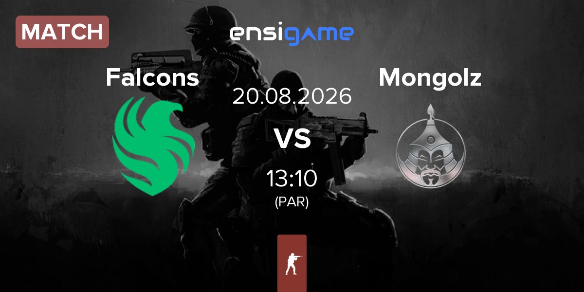 Partida Team Falcons Falcons vs The Mongolz Mongolz | 20.08