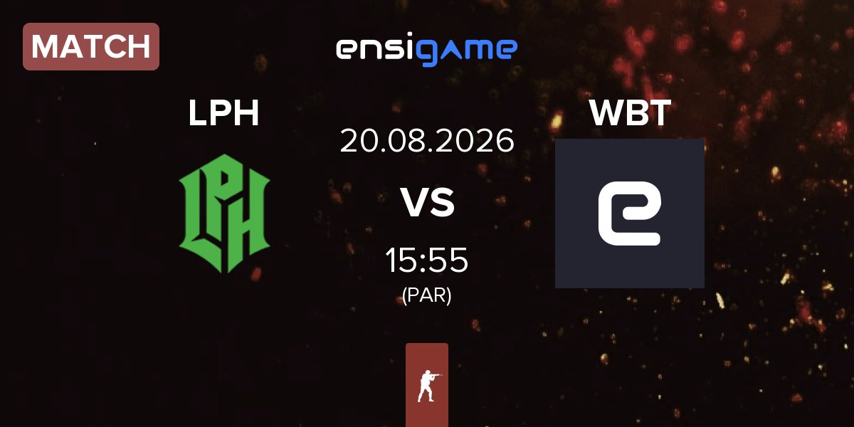 Partida LPH Gaming LPH vs WhiteBIT Team WBT | 20.08