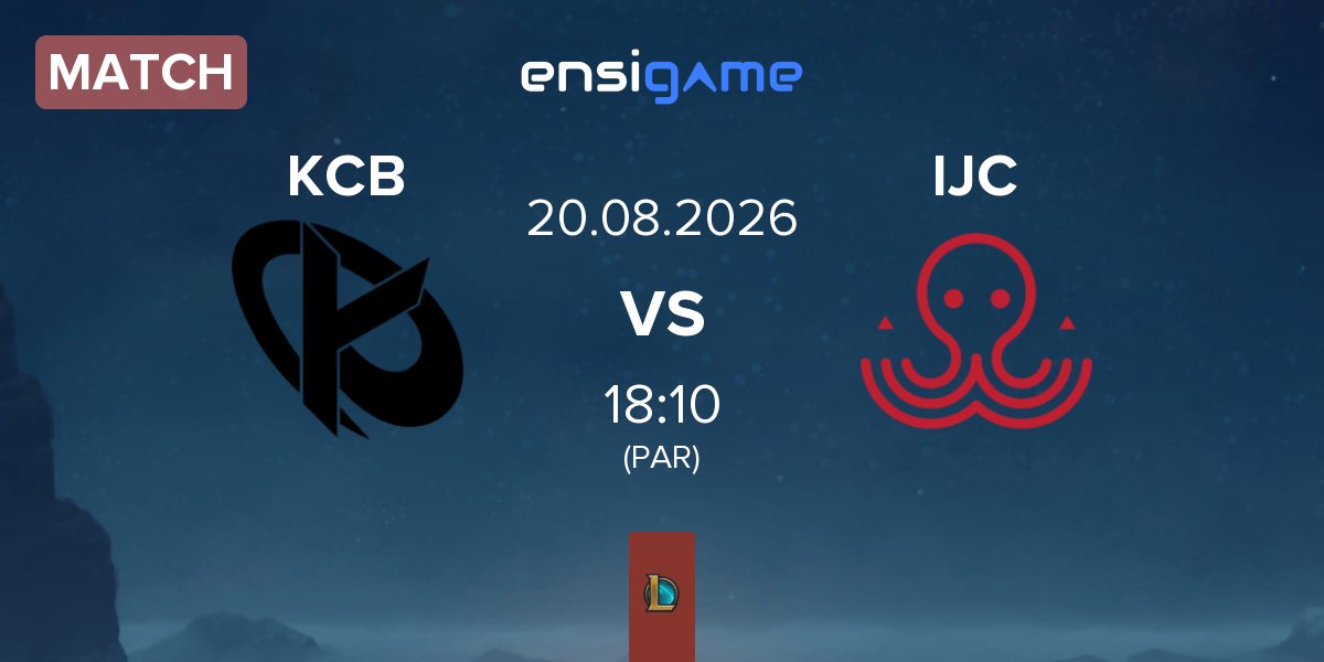 Match Karmine Corp Blue KCB vs Ici Japon Corp IJC | 20.08