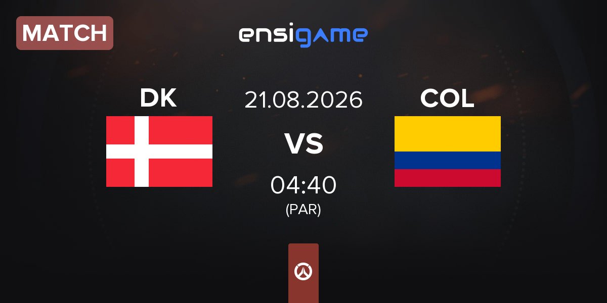 Match Denmark DK vs Colombia COL | 21.08