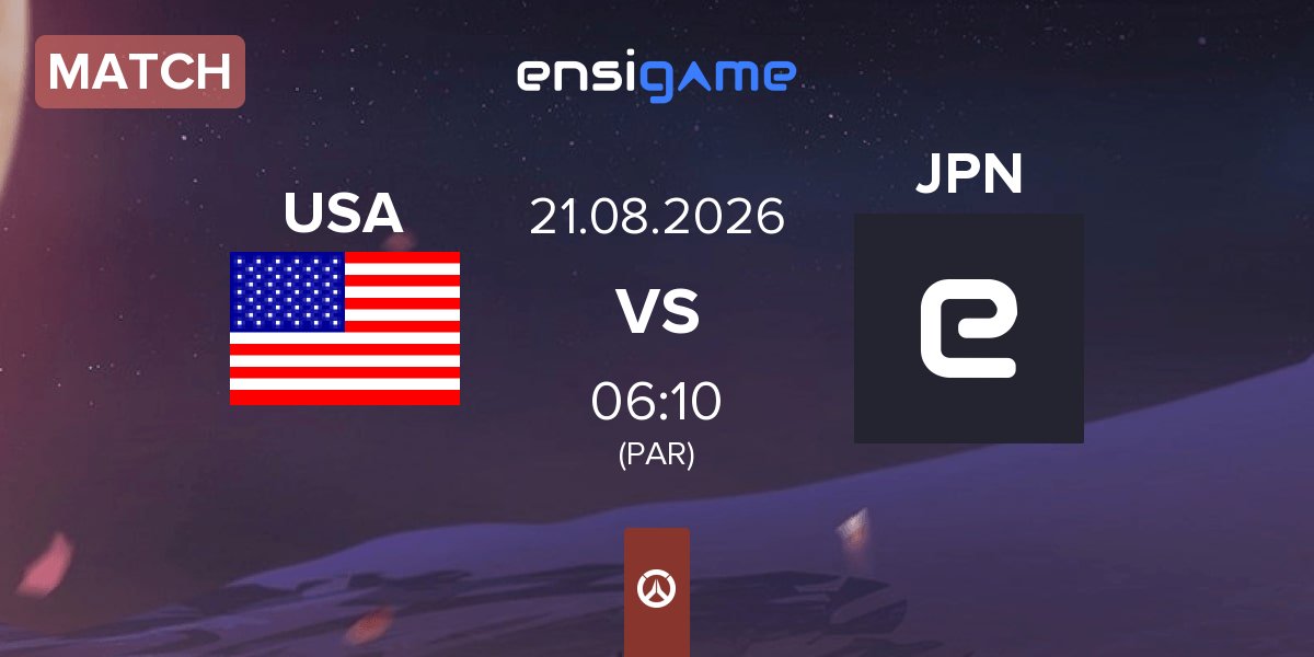 Match United States USA vs Japan JPN | 21.08