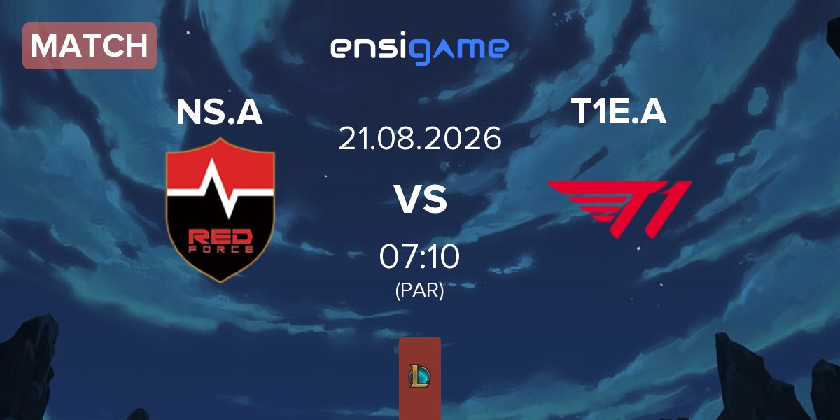 Match Nongshim Esports Academy NS.A vs T1 Esports Academy T1E.A | 21.08