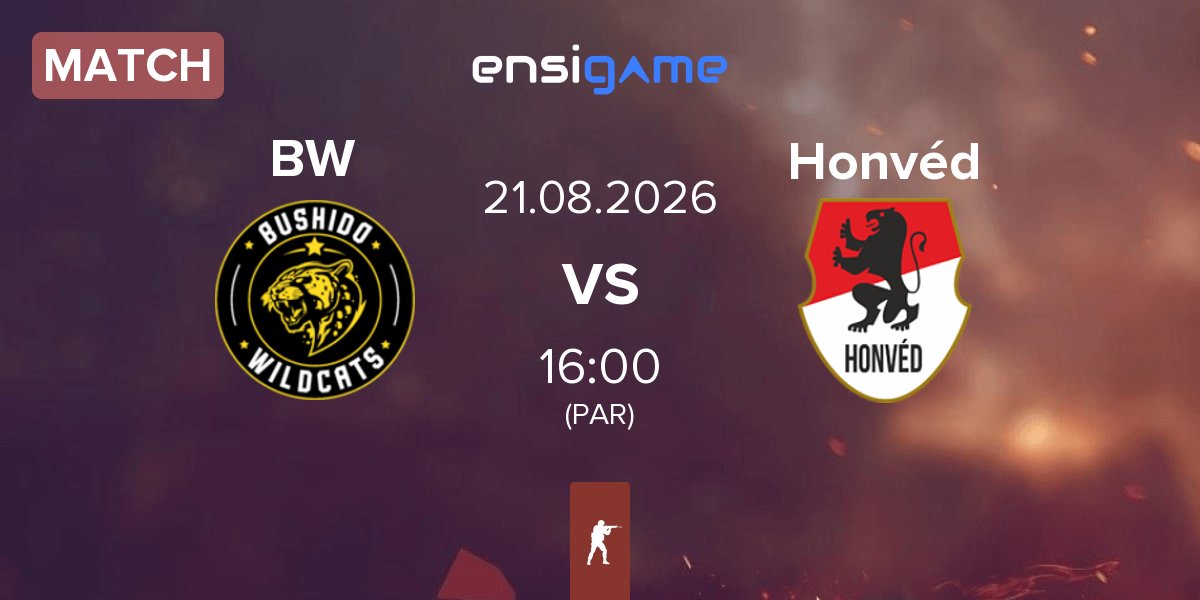 Match Bushido Wildcats BW vs Honvéd Esports Honvéd | 21.08