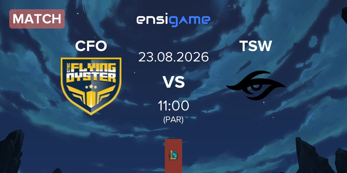 Match CTBC Flying Oyster CFO vs Team Secret Whales TSW | 23.08