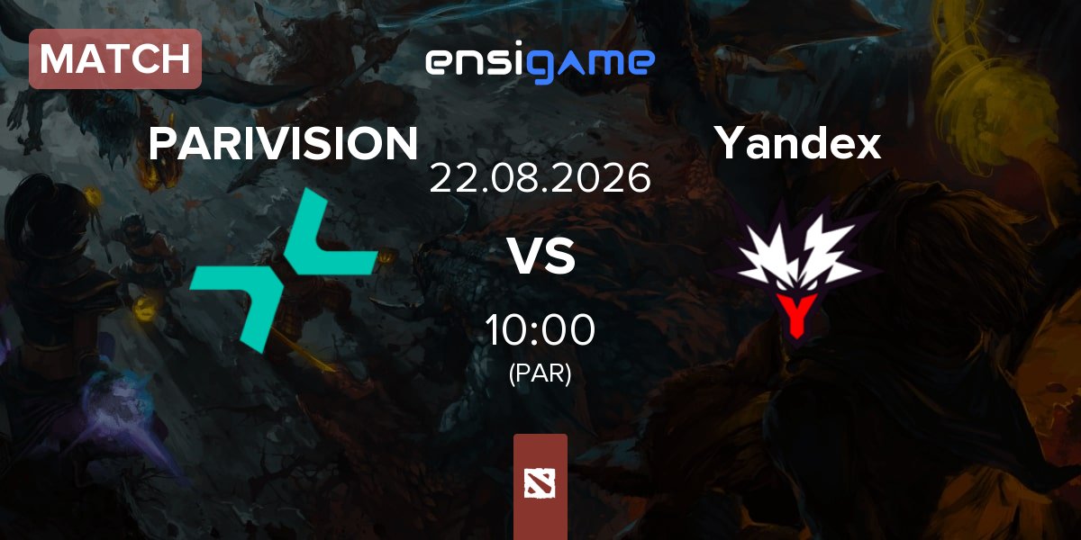 Partida PARIVISION vs Team Yandex Yandex | 22.08