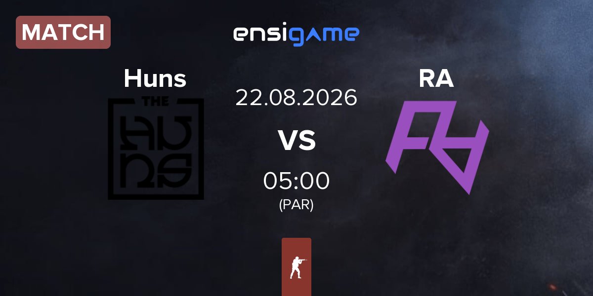 Match The Huns Huns vs Rare Atom RA | 22.08