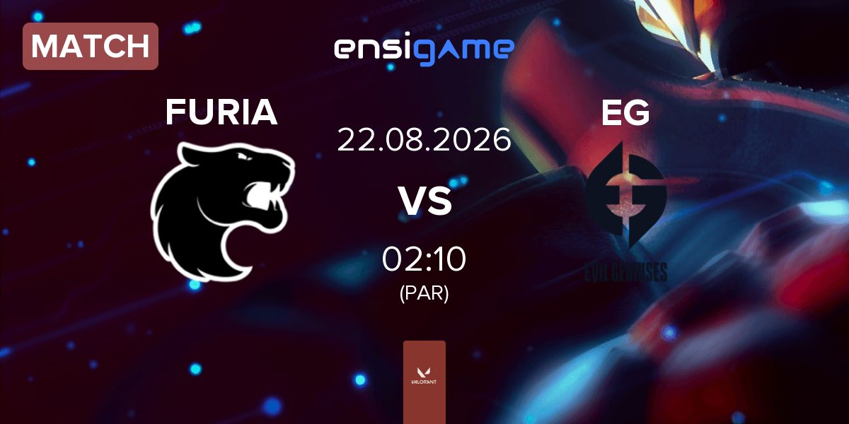 Match FURIA Esports FURIA vs Evil Geniuses EG | 21.08