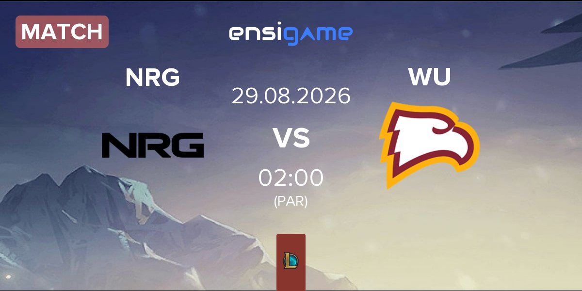 Match NRG Esports NRG vs Winthrop University WU | 29.08