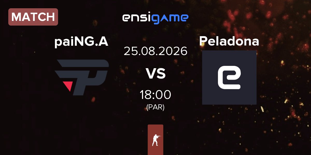 Match paiN Gaming Academy paiNG.A vs Peladona | 25.08