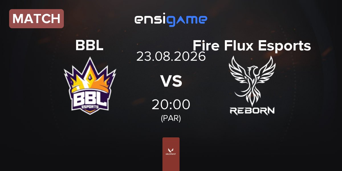 Partida BBL Esports BBL vs Fire Flux Esports | 23.08