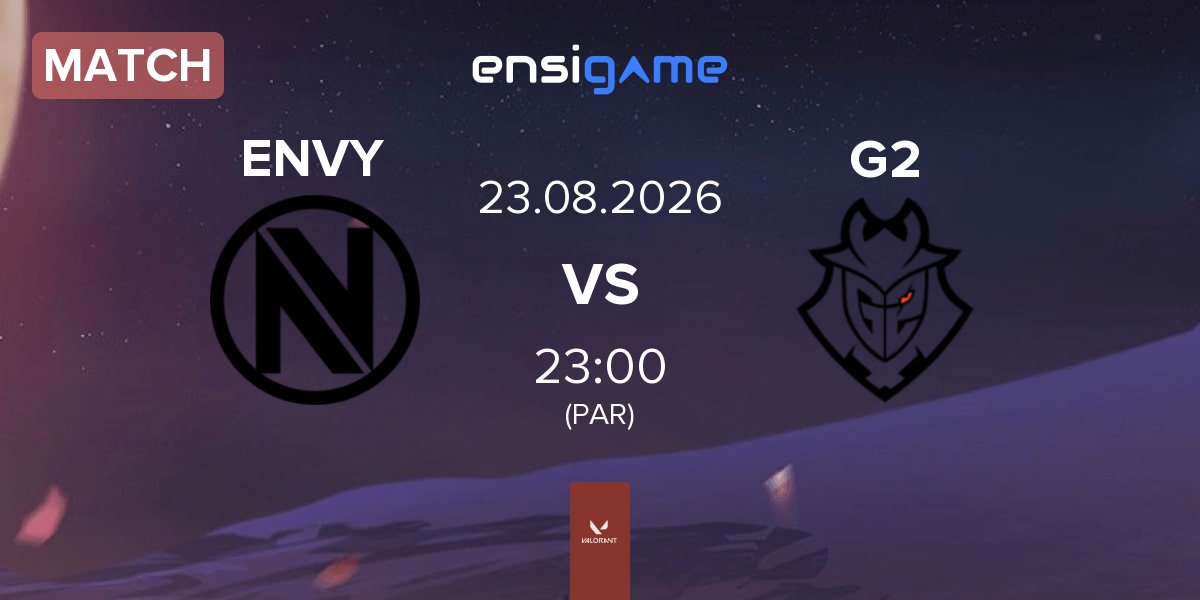 Partida Team Envy ENVY vs G2 Esports G2 | 23.08