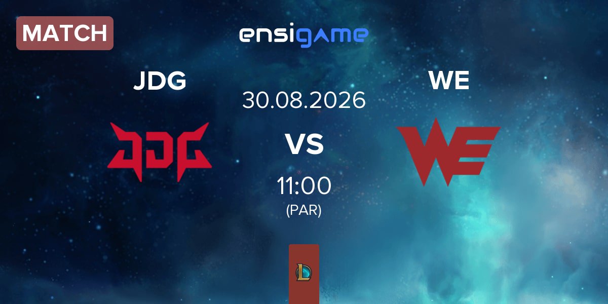 Partida JD Gaming JDG vs Team WE WE | 30.08