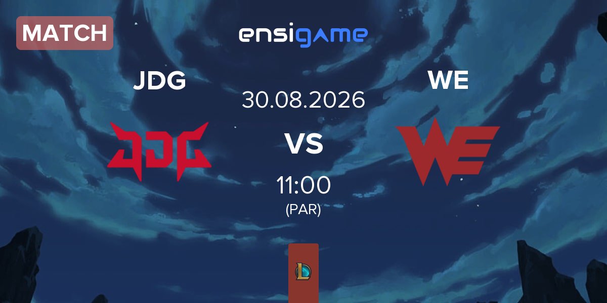Match JD Gaming JDG vs Team WE WE | 30.08