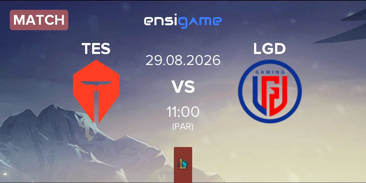 Match TOP Esports TES vs LGD Gaming LGD | 29.08