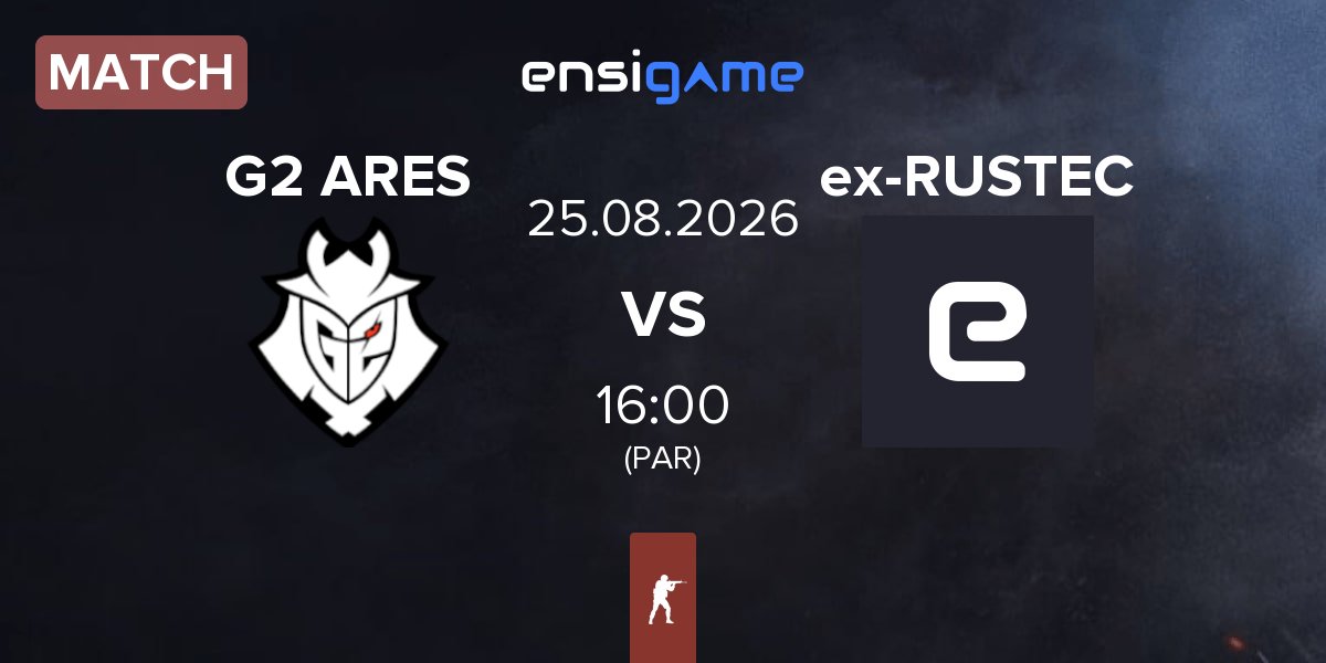 Match G2 Ares G2 ARES vs ex-RUSTEC | 25.08