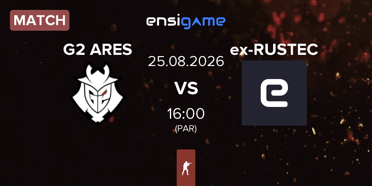 Partida G2 Ares G2 ARES vs ex-RUSTEC | 25.08