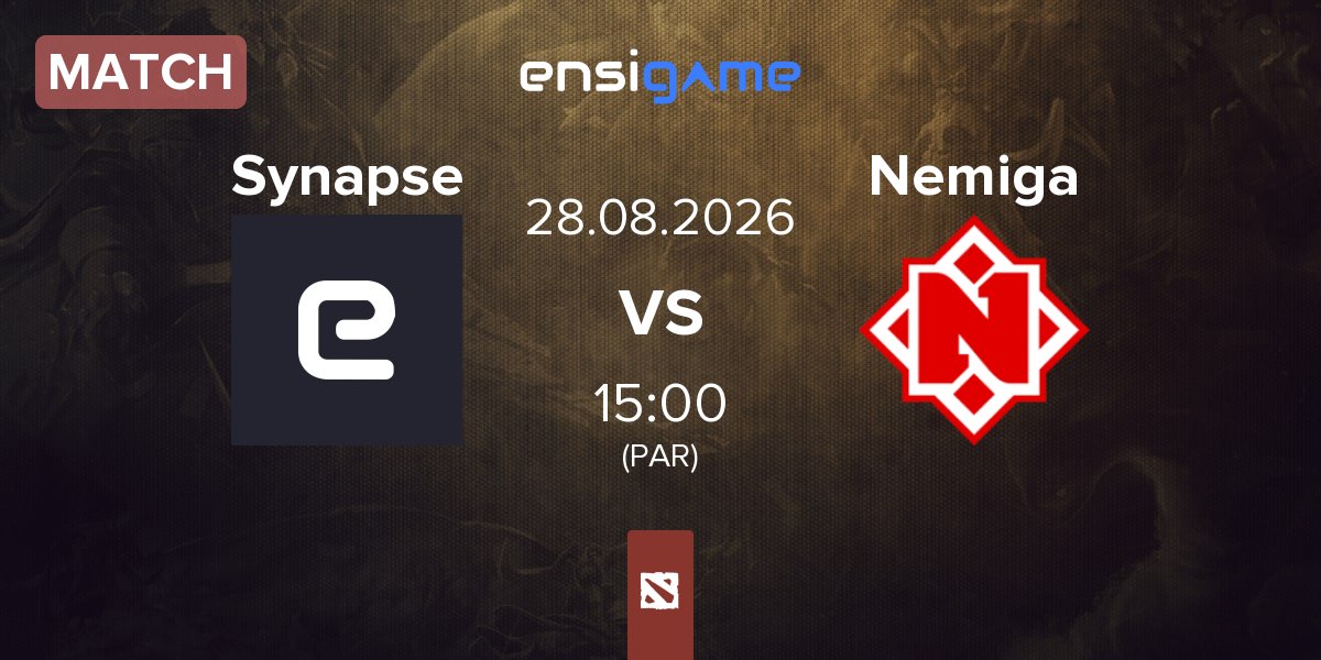 Match Team Synapse Synapse vs Nemiga Gaming Nemiga | 28.08