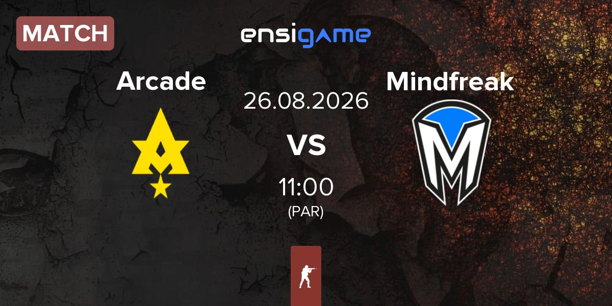 Partida Arcade Esports Arcade vs Mindfreak | 26.08