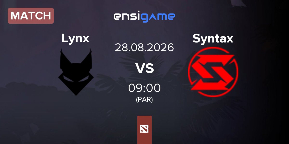 Match Team Lynx Lynx vs Team Syntax Syntax | 28.08