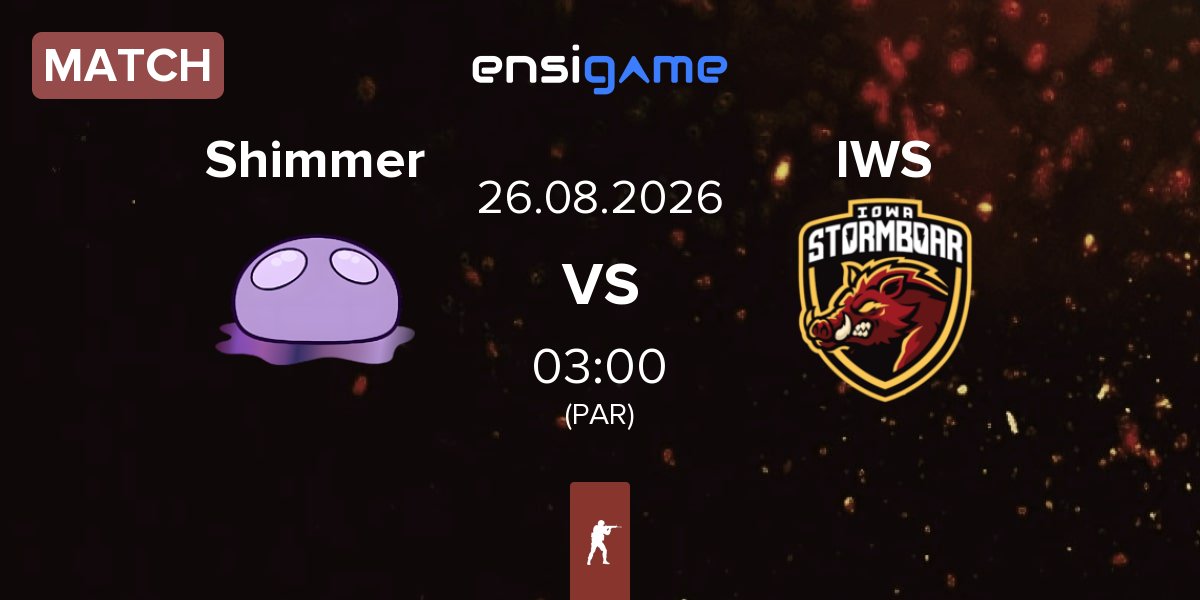 Match Shimmer vs Iowa Stormboar IWS | 26.08