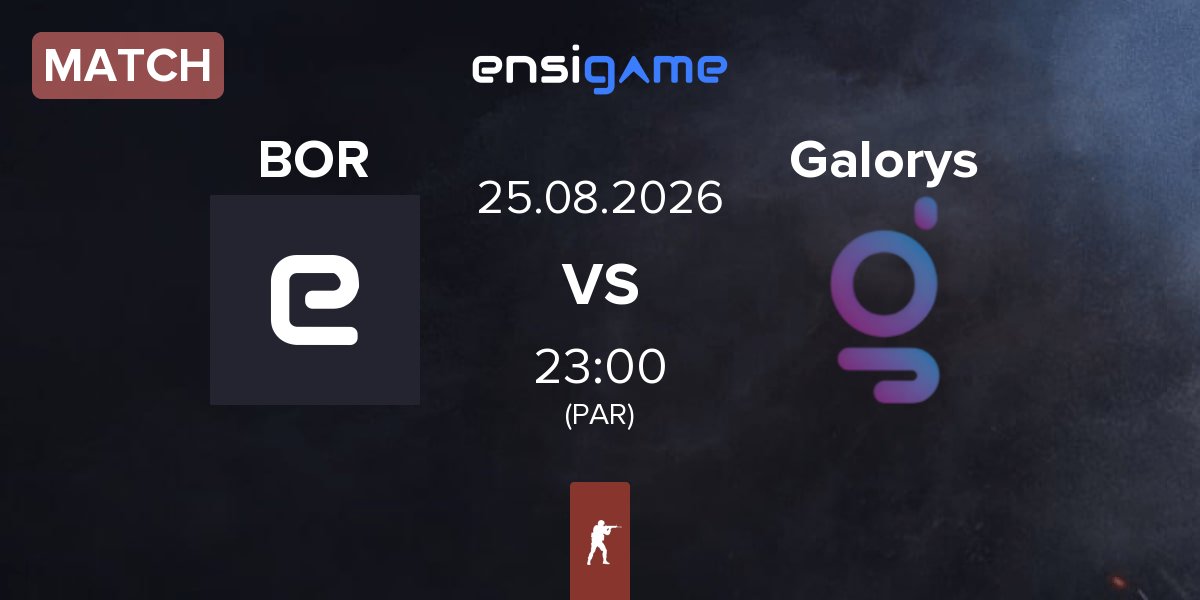 Partida borracheiros BOR vs Galorys | 25.08