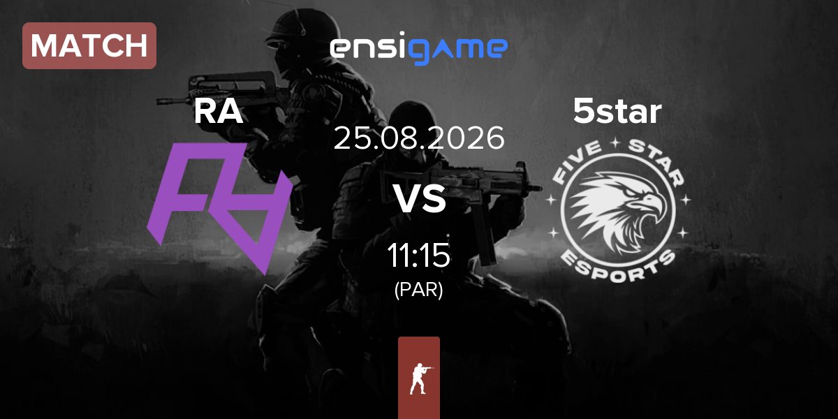 Match Rare Atom RA vs 5star eSports 5star | 25.08