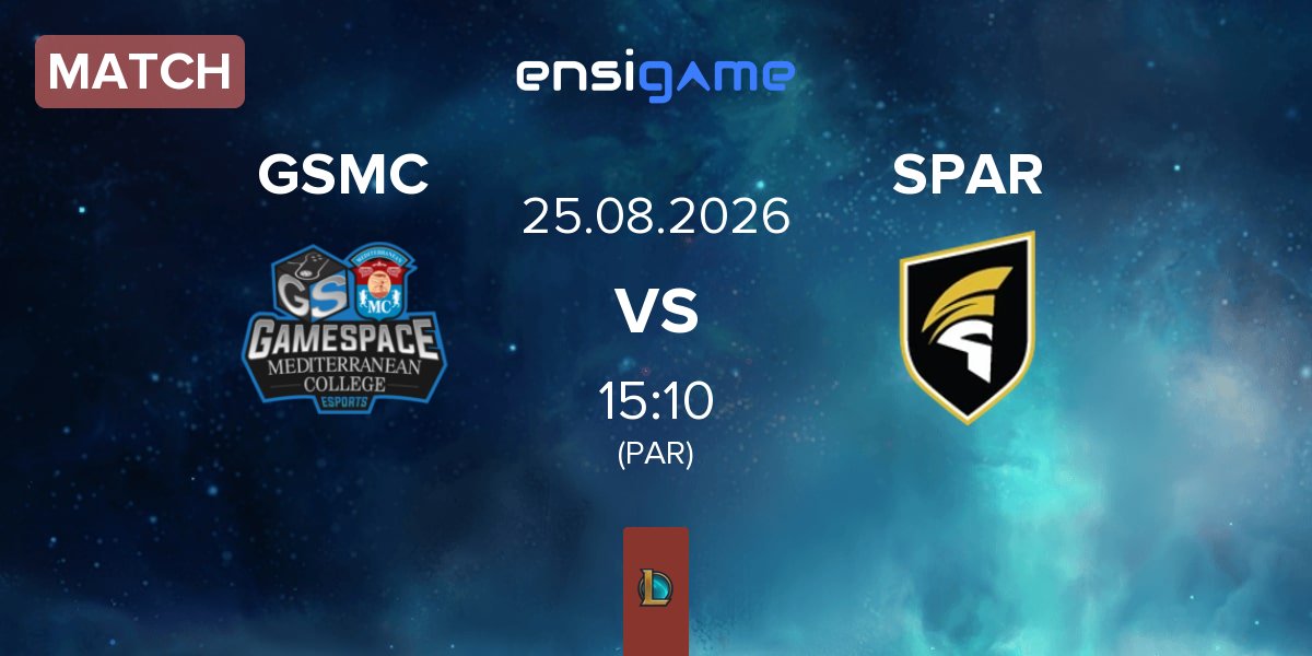 Match Gamespace Mediterranean College Esports GSMC vs Spartans EU SPAR | 25.08