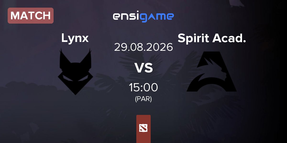 Partida Team Lynx Lynx vs Team Spirit Academy Spirit Acad. | 29.08