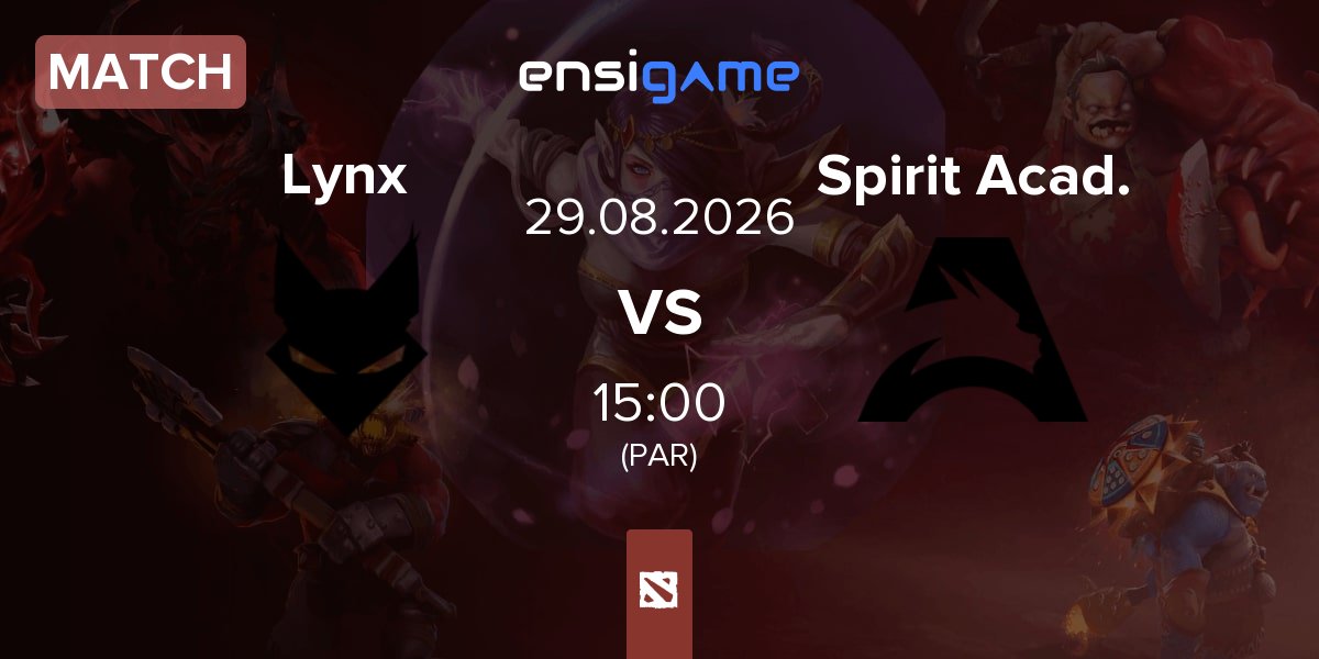 Match Team Lynx Lynx vs Team Spirit Academy Spirit Acad. | 29.08