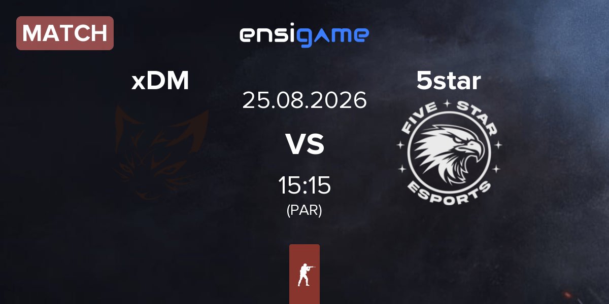 Match Team XDM xDM vs 5star eSports 5star | 25.08