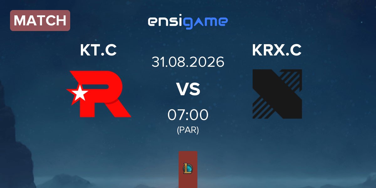 Partida KT Rolster Challengers KT.C vs Kiwoom DRX Challengers KRX.C | 31.08