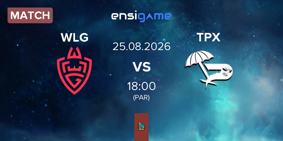 Match WLGaming Esports WLG vs The ParadOx TPX | 25.08