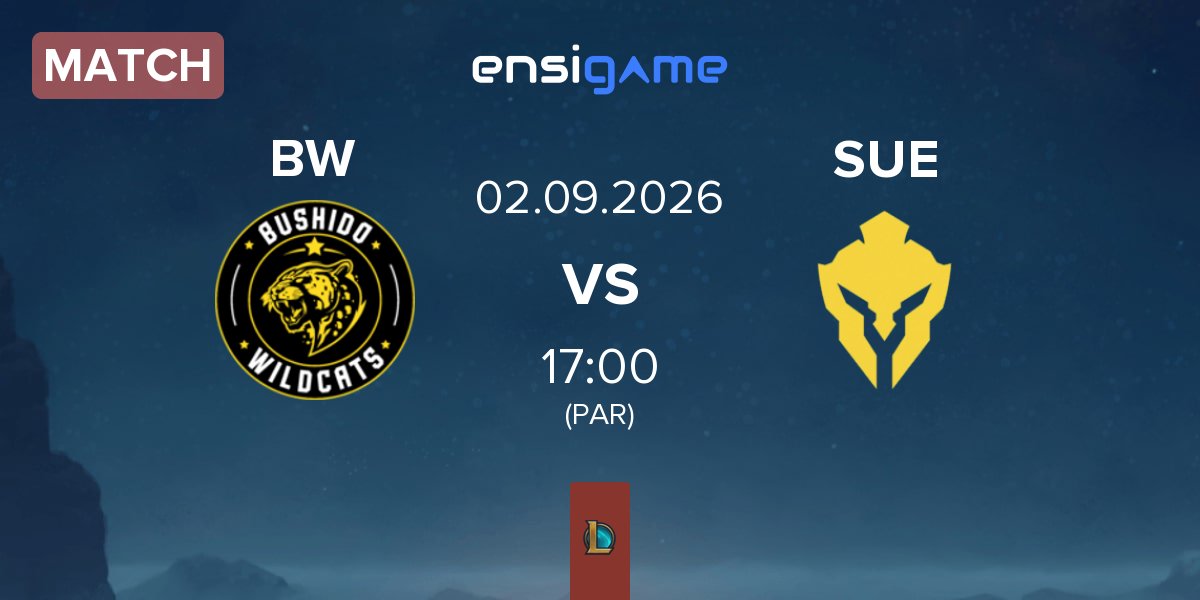 Partida Bushido Wildcats BW vs SU Esports SUE | 02.09