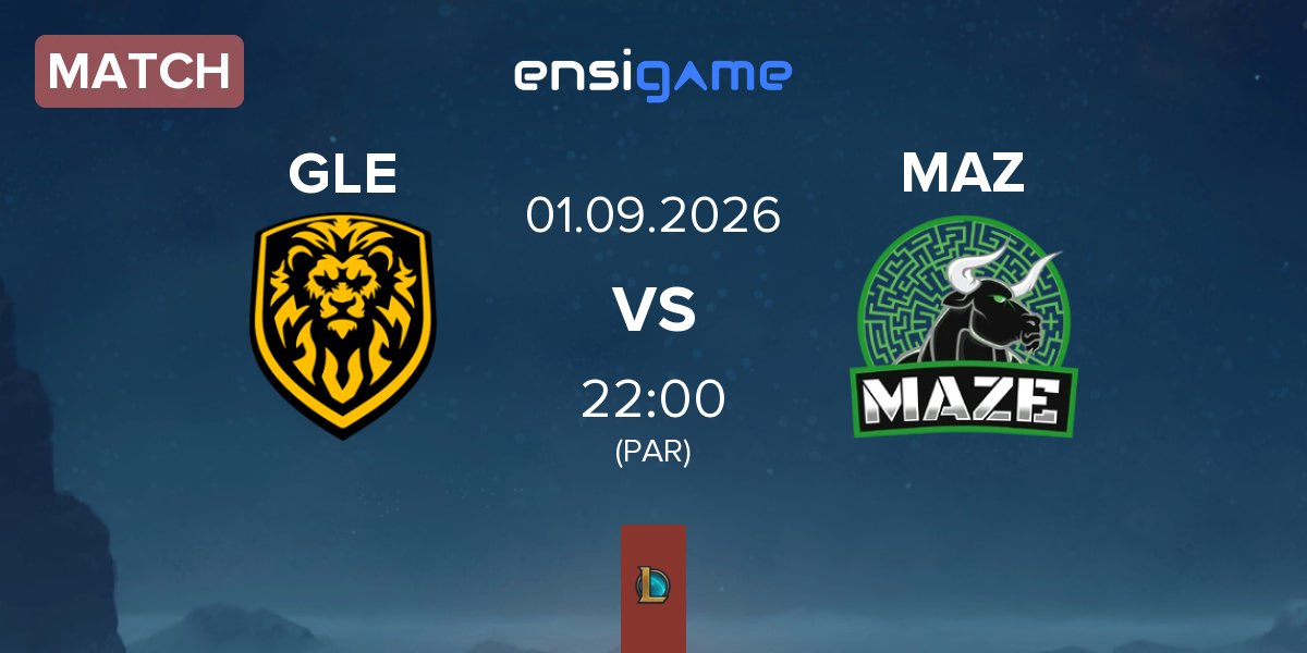Partida Golden Lions GLE vs Maze Gaming MAZ | 01.09