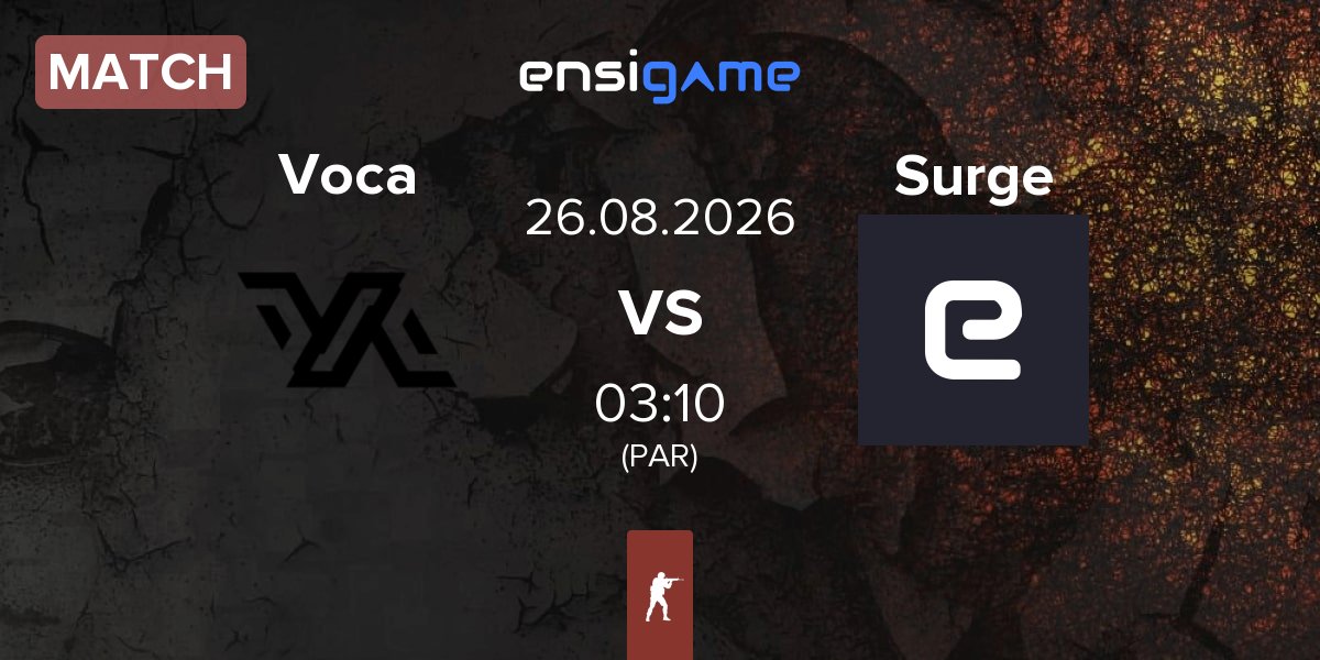 Match Team Voca Voca vs Surge | 26.08