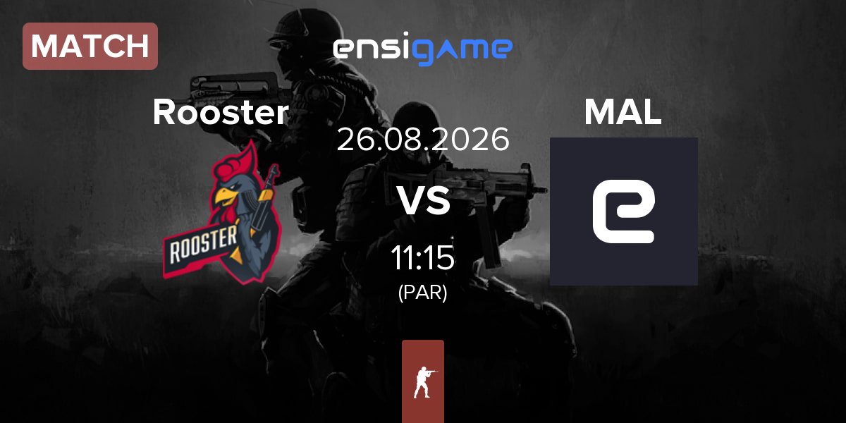Match Rooster vs MarkandLarry MAL | 26.08