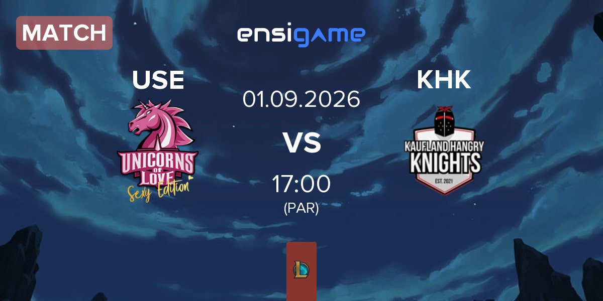 Match Unicorns of Love Sexy Edition USE vs Kaufland Hangry Knights KHK | 01.09