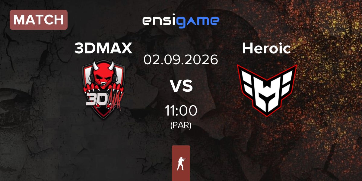 Partida 3DMAX vs Heroic | 02.09