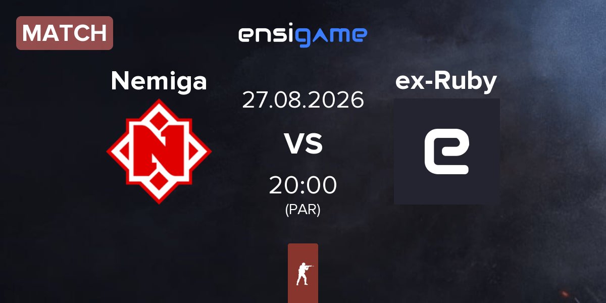 Match Nemiga Gaming Nemiga vs ex-RUBY ex-Ruby | 27.08