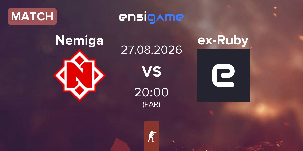 Match Nemiga Gaming Nemiga vs ex-RUBY ex-Ruby | 27.08
