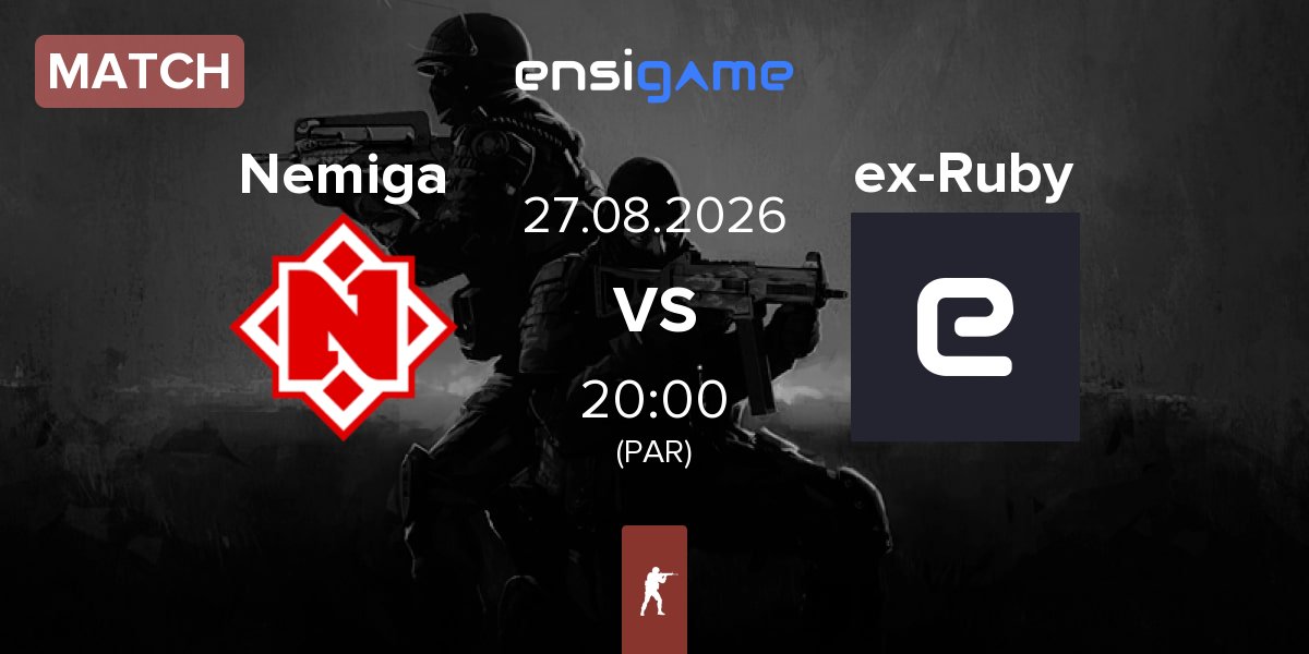 Partida Nemiga Gaming Nemiga vs ex-RUBY ex-Ruby | 27.08