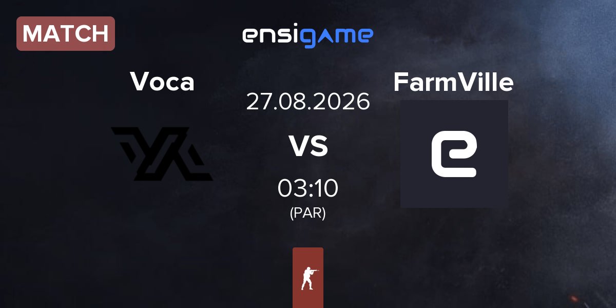 Match Team Voca Voca vs FarmVille | 27.08
