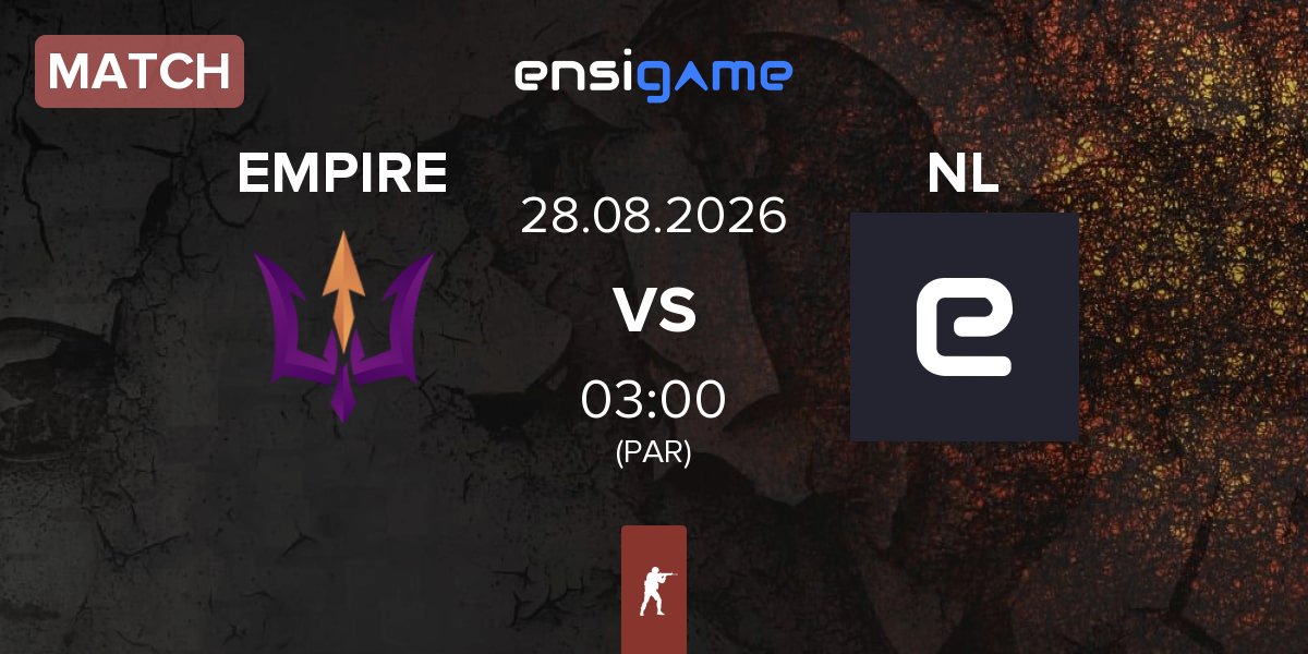 Match EMPIRE vs New Legends NL | 28.08