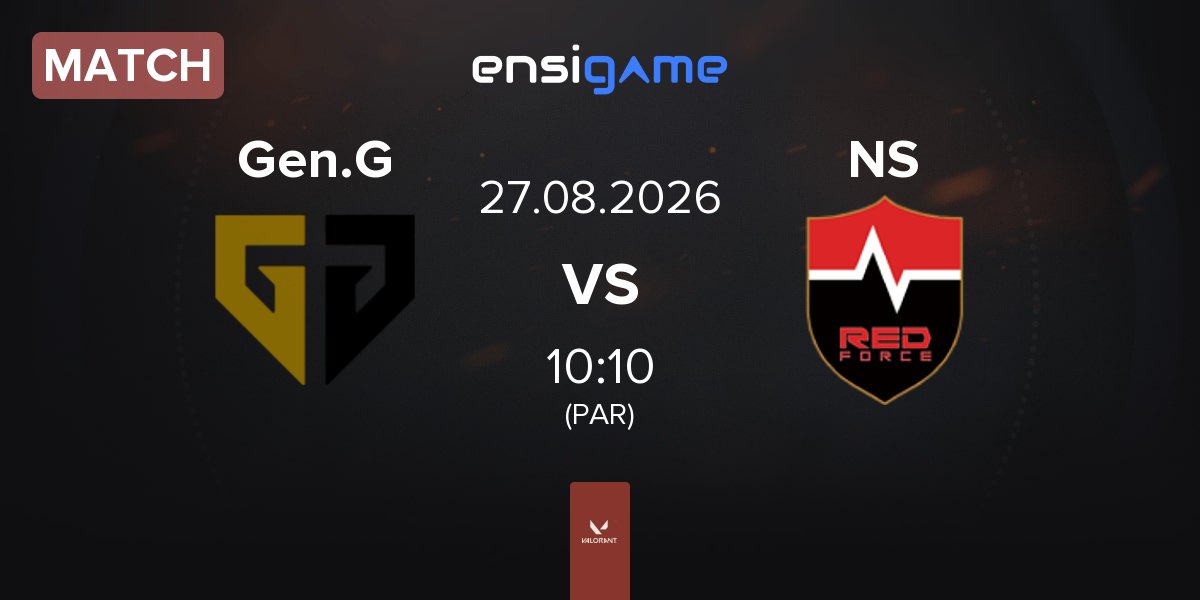 Match Gen.G Esports Gen.G vs Nongshim RedForce NS | 27.08