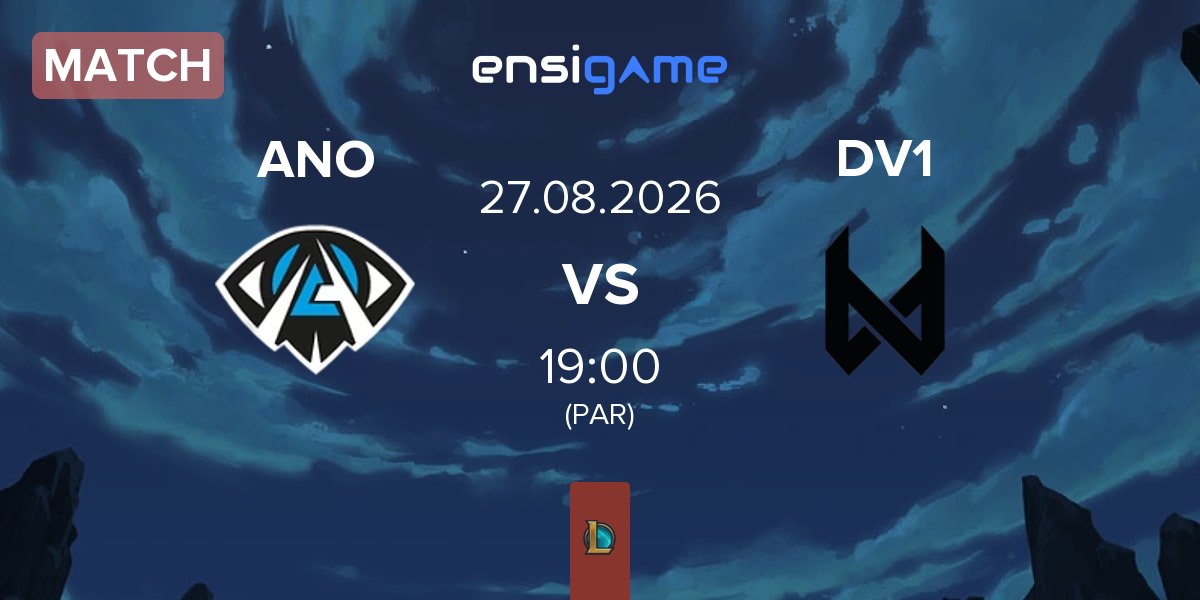 Match Anonymo Esports ANO vs devils.one DV1 | 27.08
