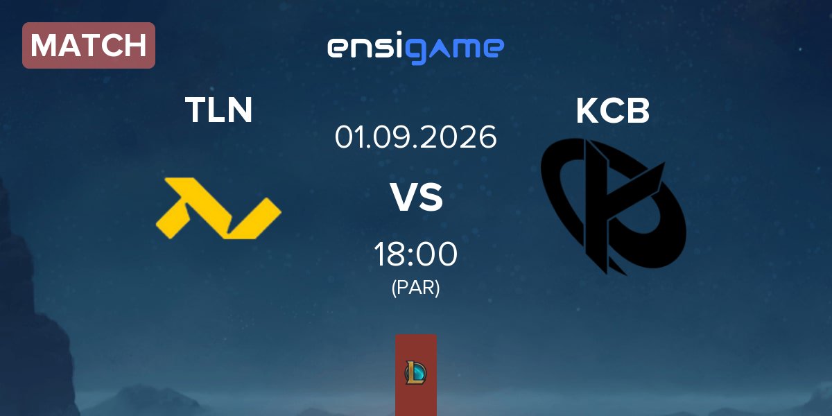 Match TLN Pirates TLN vs Karmine Corp Blue KCB | 01.09