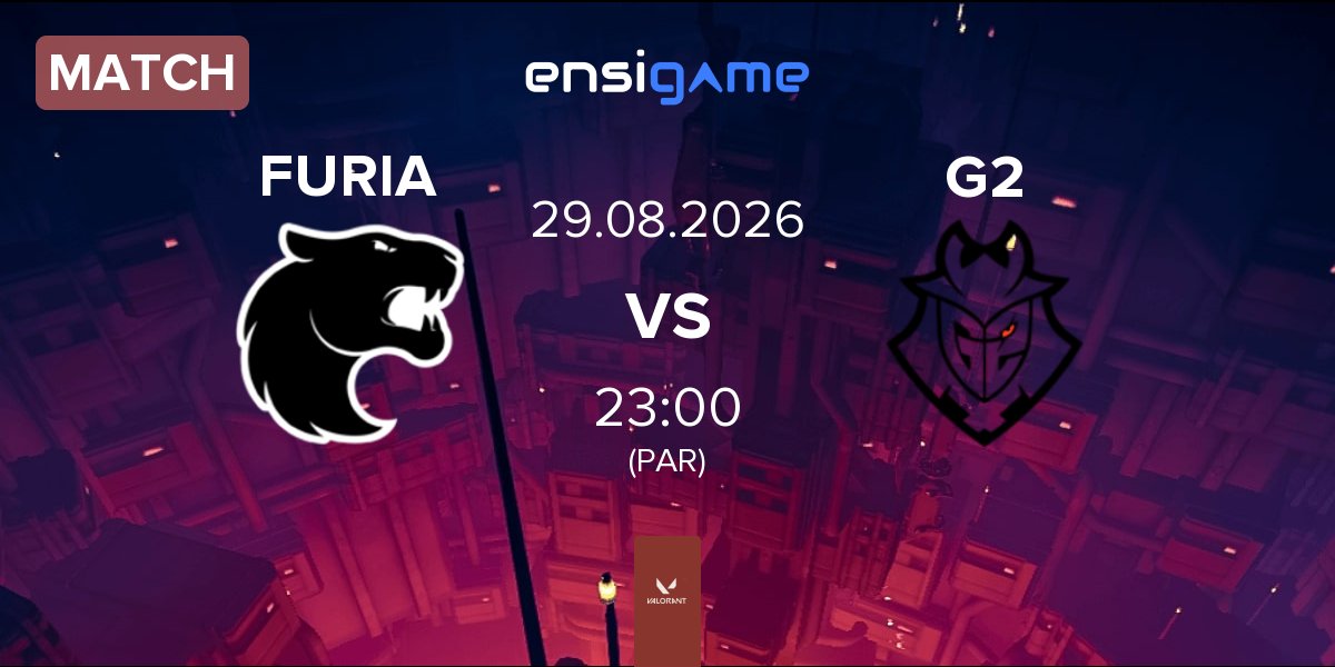 Match FURIA Esports FURIA vs G2 Esports G2 | 29.08